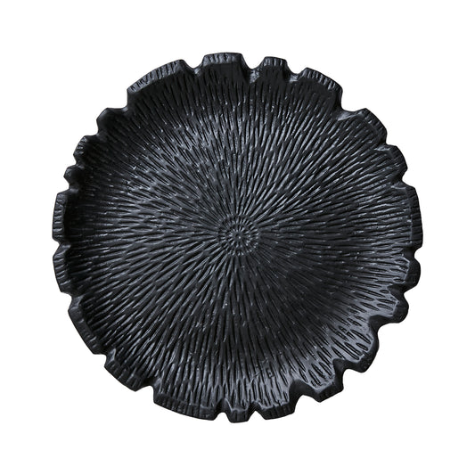 Bandeja ATHENA Redonda Negra Ø48 cm
