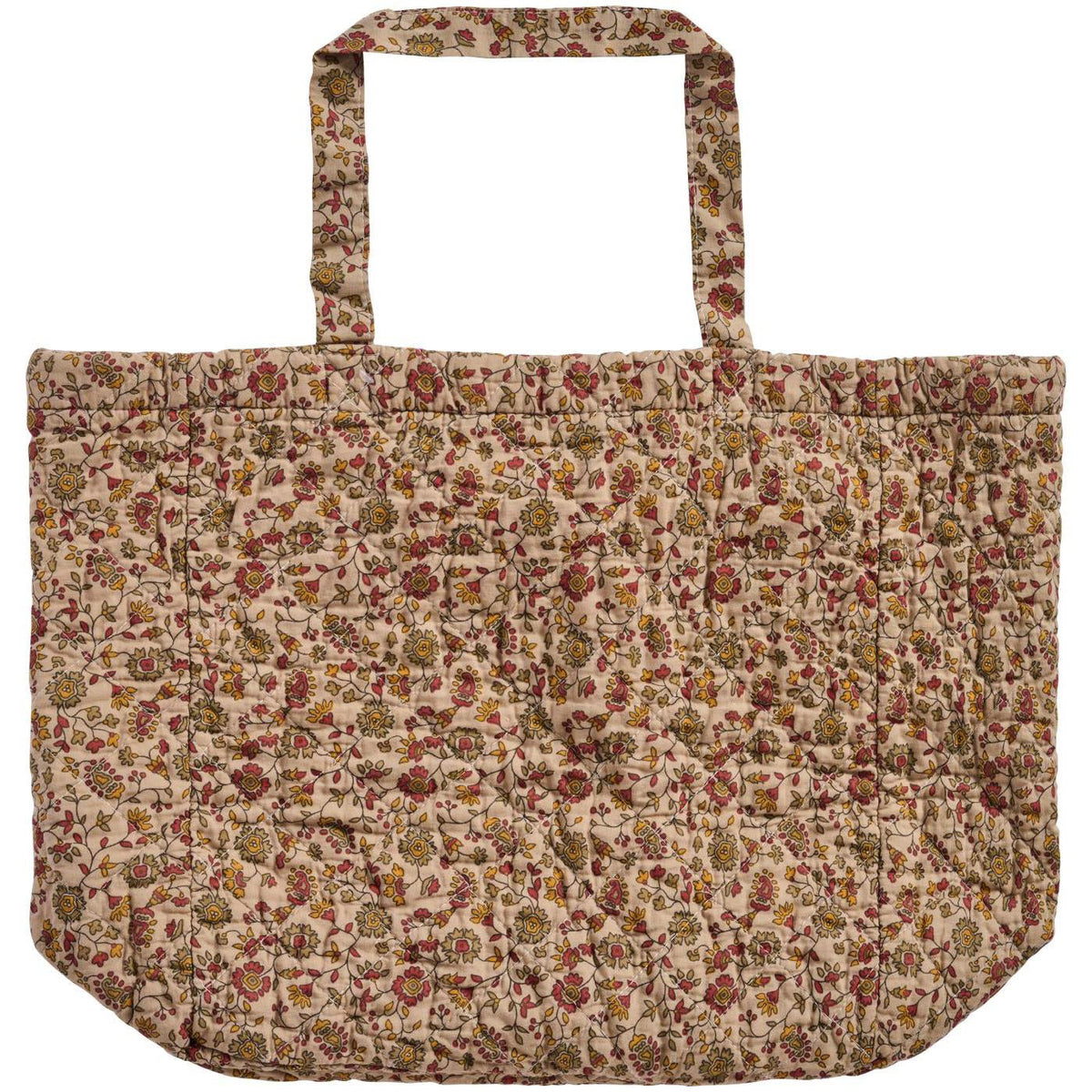 Bolso Acolchado Flores Otoñales