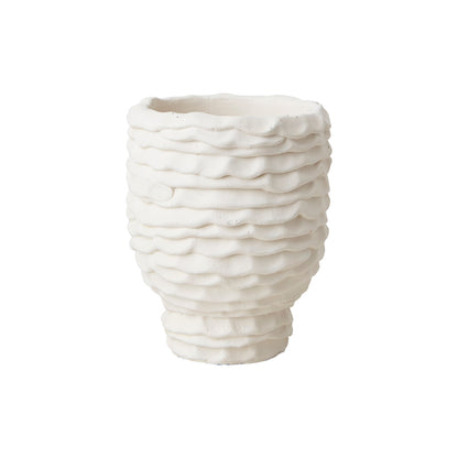 Maceta S, Blanco crudo CREAM, Ø11xH14 cm