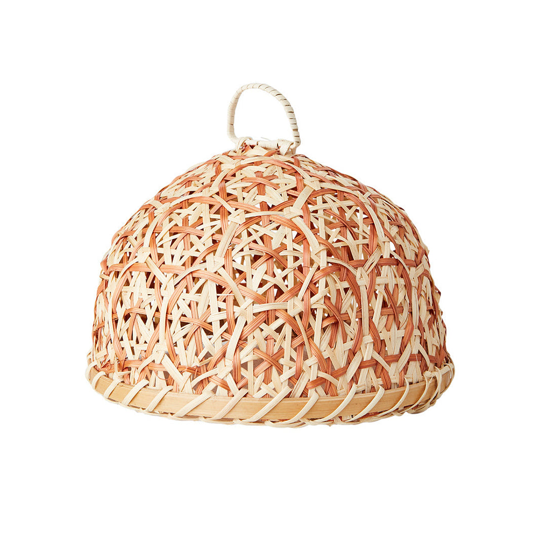 Tapa para tortas M, SUNNY, Natural/Marrón, Ø21xH16 cm