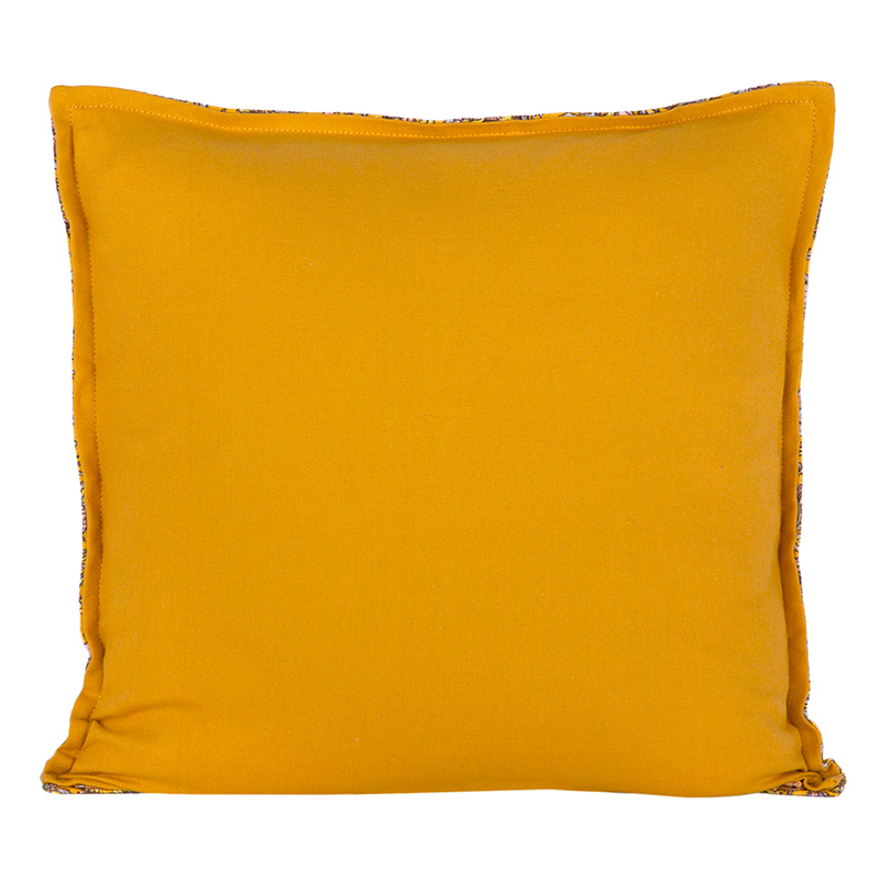 Funda Cojin Lino Samara Ocre 45x45 cm