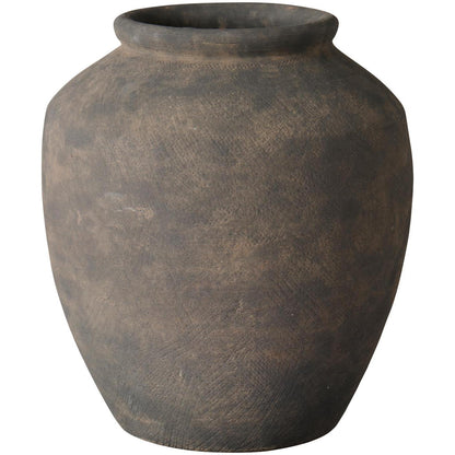 Jarrón Minerva Terracotta Minerva H: 30,9 Ø: 27,6 cm