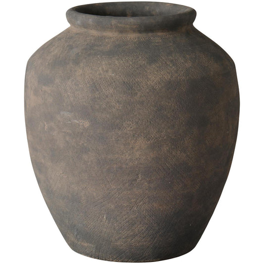 Jarrón Minerva Terracotta Minerva H: 30,9 Ø: 27,6 cm