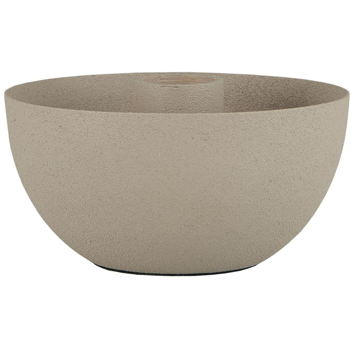 Candelabro Bowl-Shaped Gris Ceniza