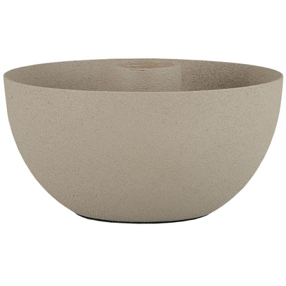 Candelabro Bowl-Shaped Gris Ceniza