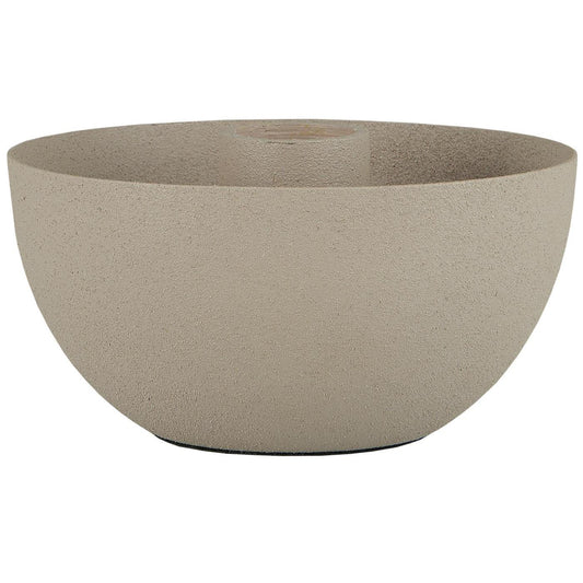 Candelabro Bowl-Shaped Gris Ceniza