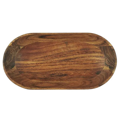 Bowl de madera de Acacia Ovalado 15x30 cm