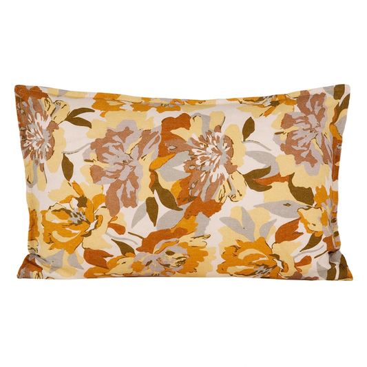 Funda Cojin Lino Trieste Ocre 40x60 cm