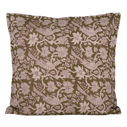 Funda Cojin Lino Jaipur Kaki 45x45 cm