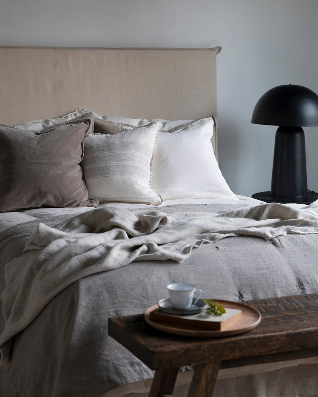 Manta Rennes Natural/Marfil