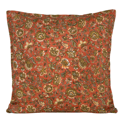 Funda Cojin Lino Samara Terre Brulee 45x45 cm