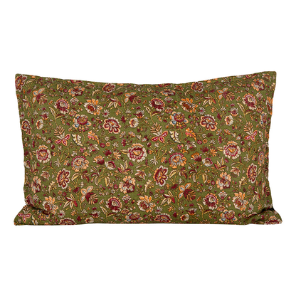 Funda Cojin Lino Samara Kaki 40x60 cm