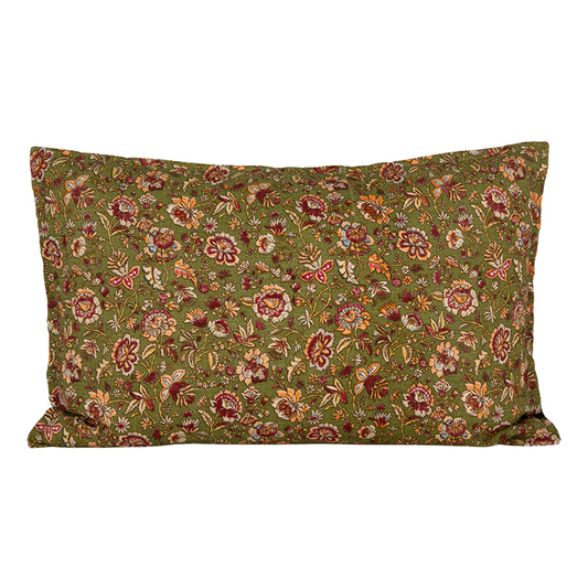 Funda Cojin Lino Samara Kaki 40x60 cm