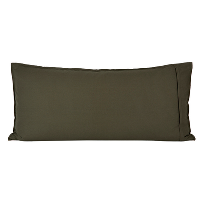 Funda Cojín Lino Jaipur Kaki 55x110 cm