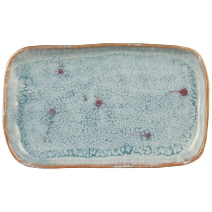 Bandeja Cerámica Azul W: 12 L: 20 cm