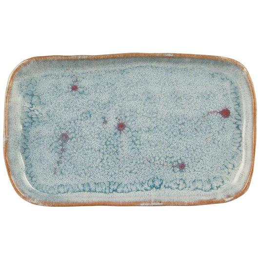 Bandeja Cerámica Azul W: 12 L: 20 cm