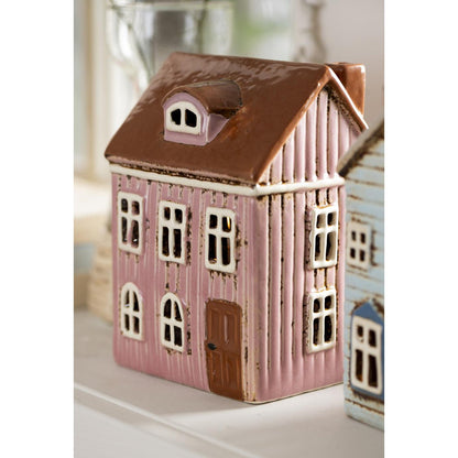 Casa para Velas Thorshavn Puerta Roja