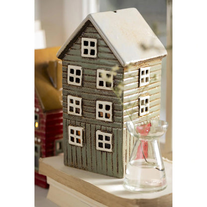 Casa para Velas Thorshavn Puerta Roja