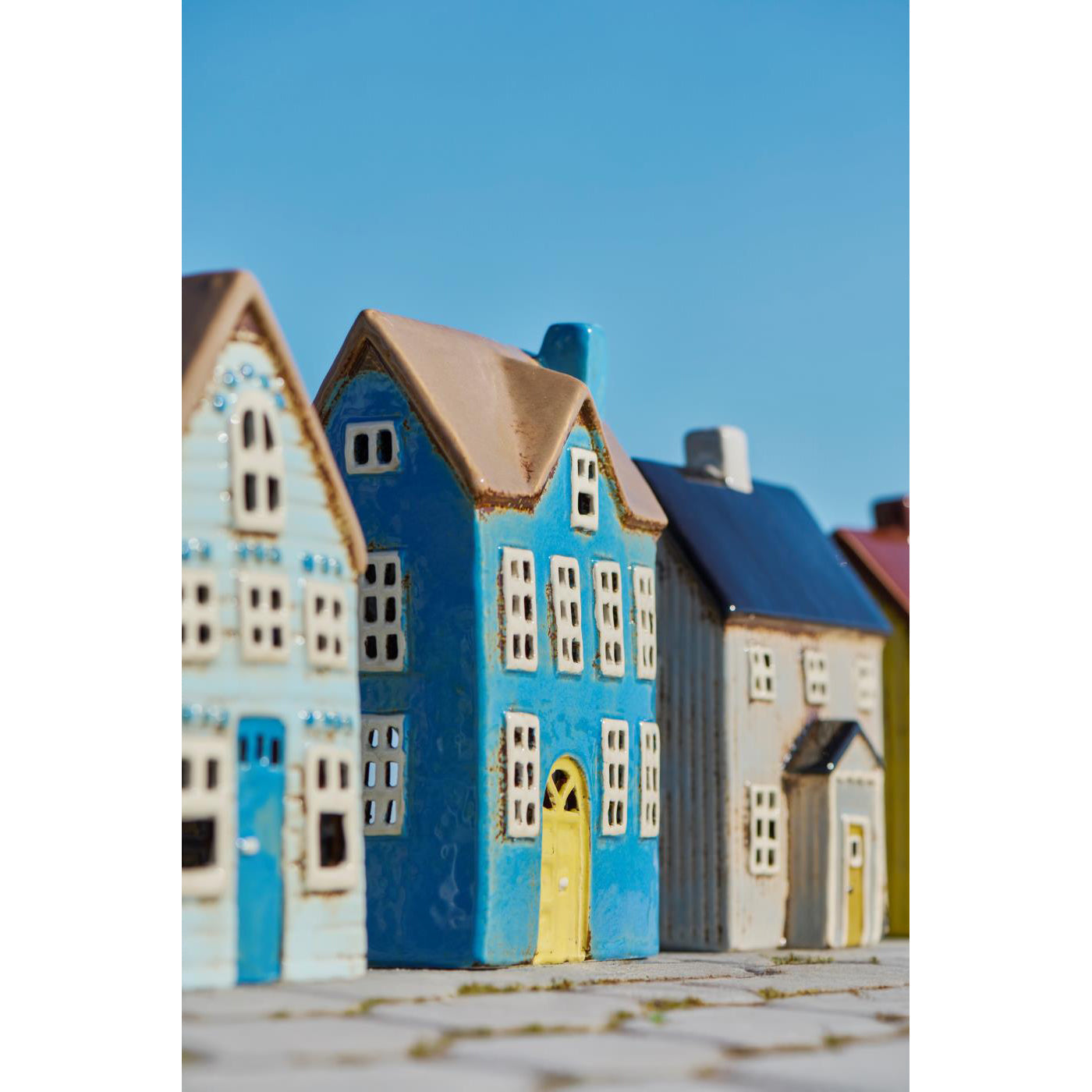 Casa para Velas Nyhavn Puerta Amarilla