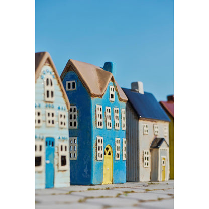 Casa para Velas Nyhavn Puerta Amarilla