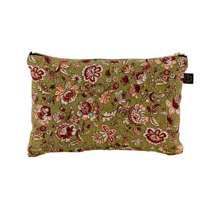 Estuche Lino Samara Kaki
