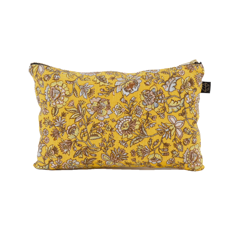 Estuche Lino Samara Ocre