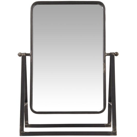 Espejo de Mesa Rectangular Negro