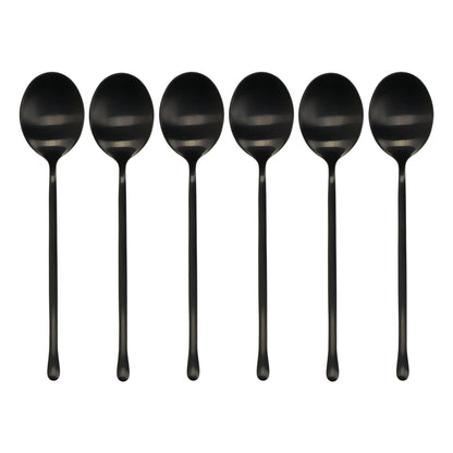 Set 24 Cubiertos Monet Negro (6 Personas)
