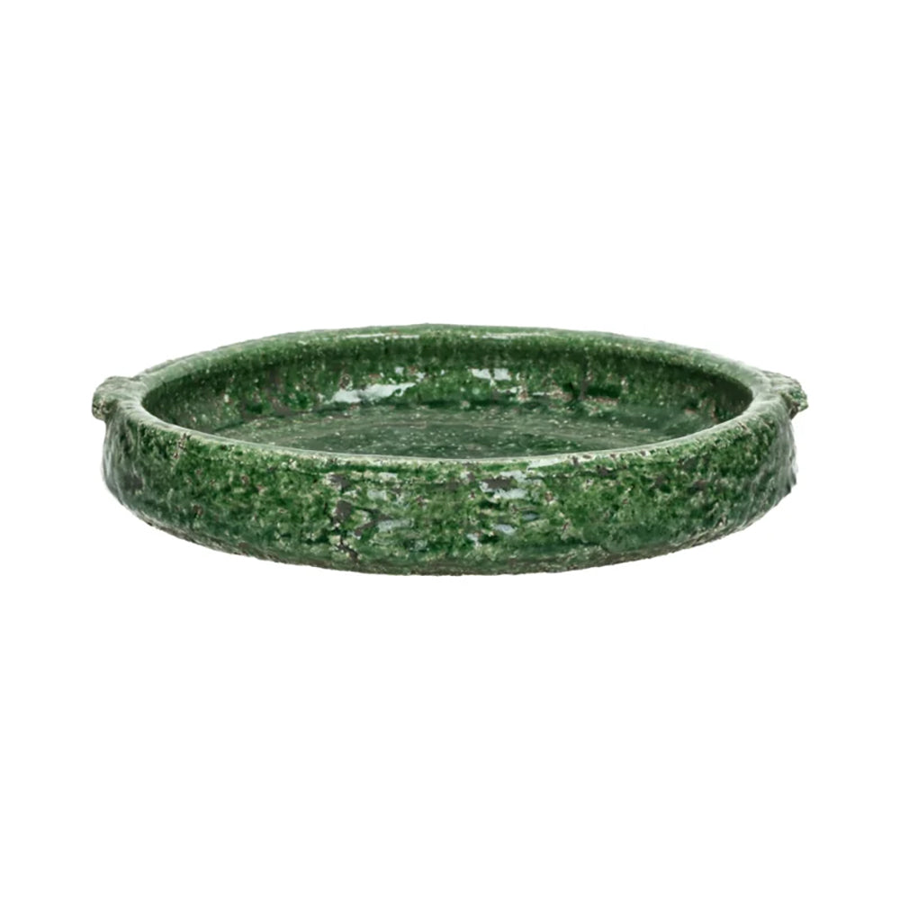 Plato LUMU Verde Dia Ø30.5 H 5.5 cm