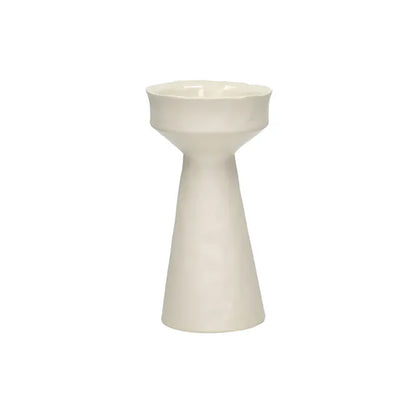 TIERNO Off White  Candelabro DIA 9,3 x H 17,3 cm