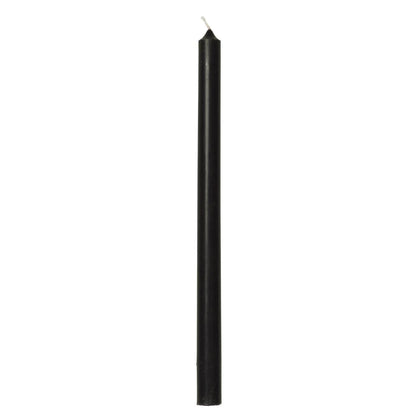 Vela Taper Negro Ø:1.3 H:20 cm