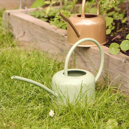Regadera Metálica Verde Agua 0,9 lt