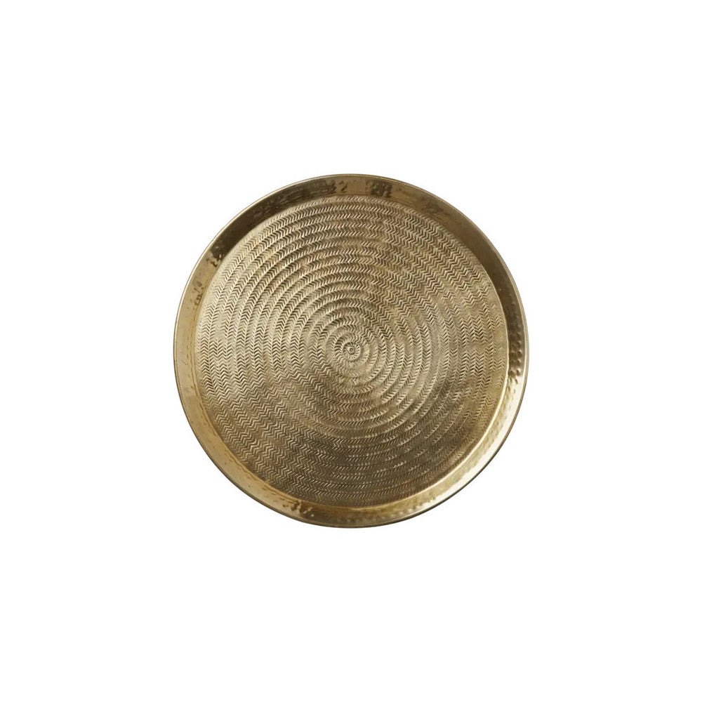 Bandeja EL DORADO color Bronce, Ø50xH2 cm