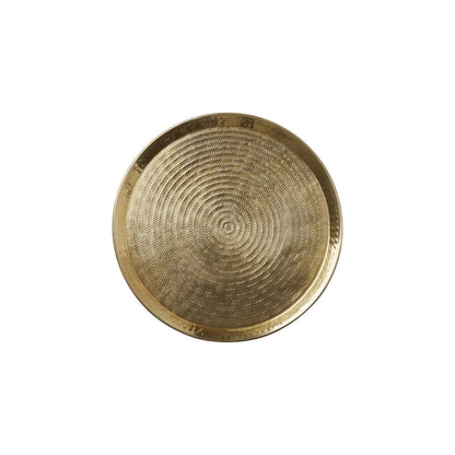 Bandeja EL DORADO color Bronce, Ø50xH2 cm