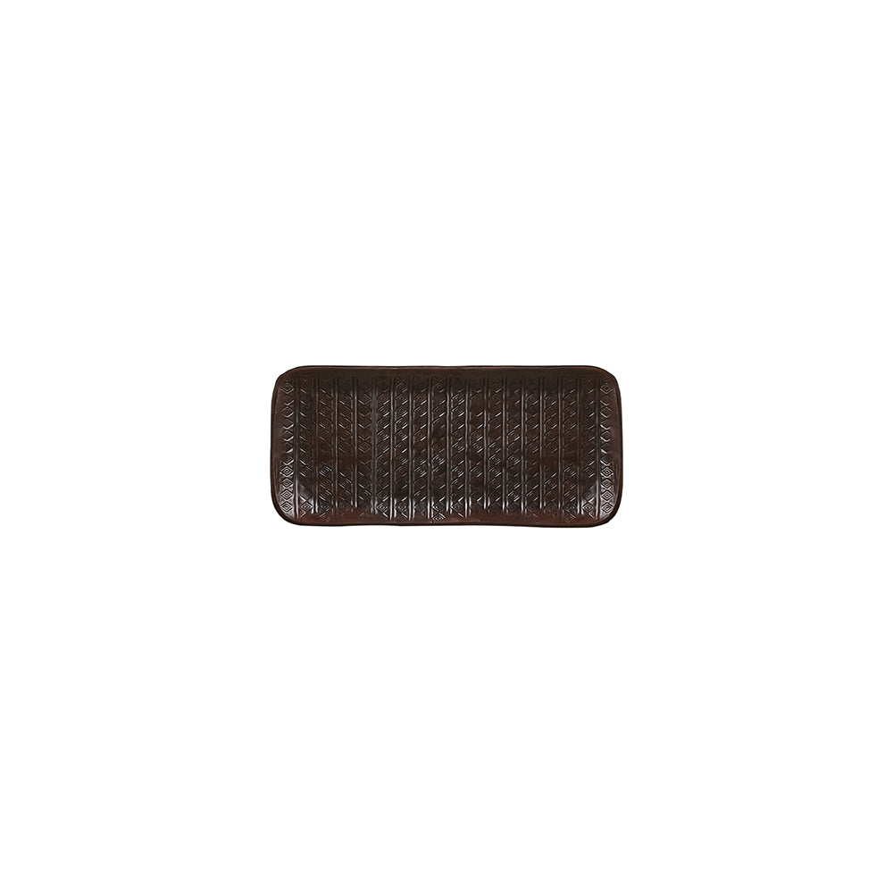 Bandeja EL DORADO color negro L30xW13xH2 cm