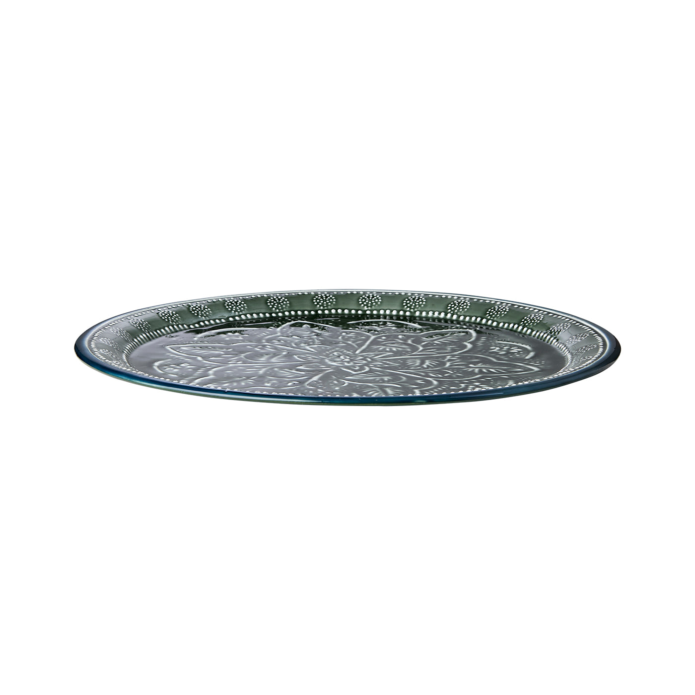 Bandeja EL DORADO color Verde Ø47xH2,5 cm