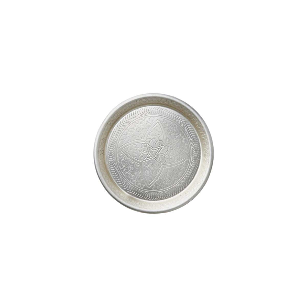 Bandeja EL DORADO color Plata, Ø14.5 cm