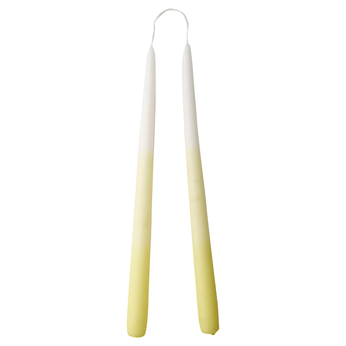 Vela Dinner Amarilla Degrade Ø2.2xH29 cm- 2 unidades