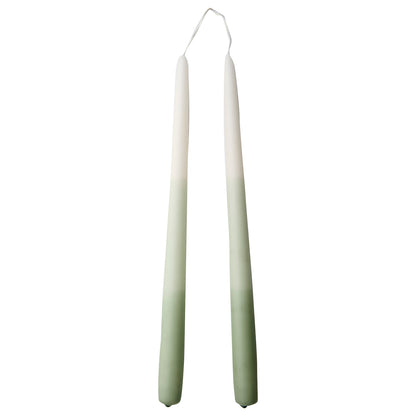 Vela Taper Verde Ø2.2xH30 cm- 2 unidades