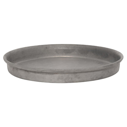 Bandeja Velas Gris  11 cm con Borde