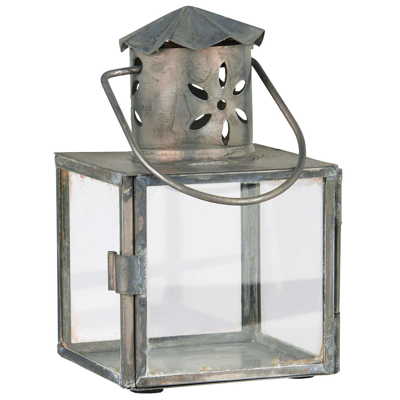 Fanal Portavela Metal  H: 11 L: 7,5 cm