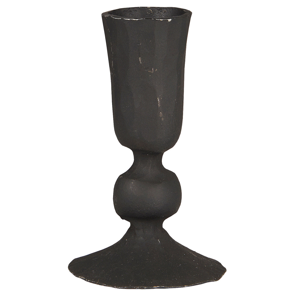 Portavela S, Negro H: 10 cm
