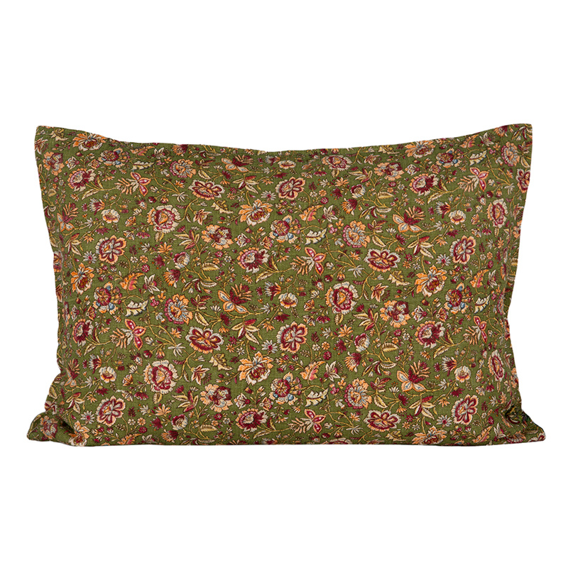Funda Cojin Lino Samara Kaki 50x70 cm