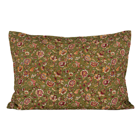 Funda Cojin Lino Samara Kaki 50x70 cm