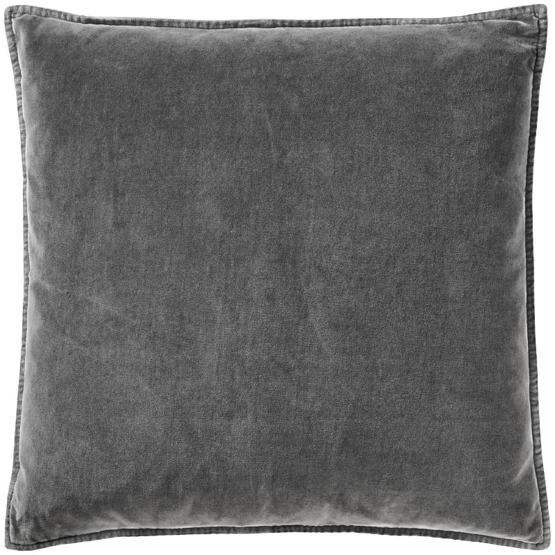 Funda Cojín Velvet Thunder Grey 50x50 cm