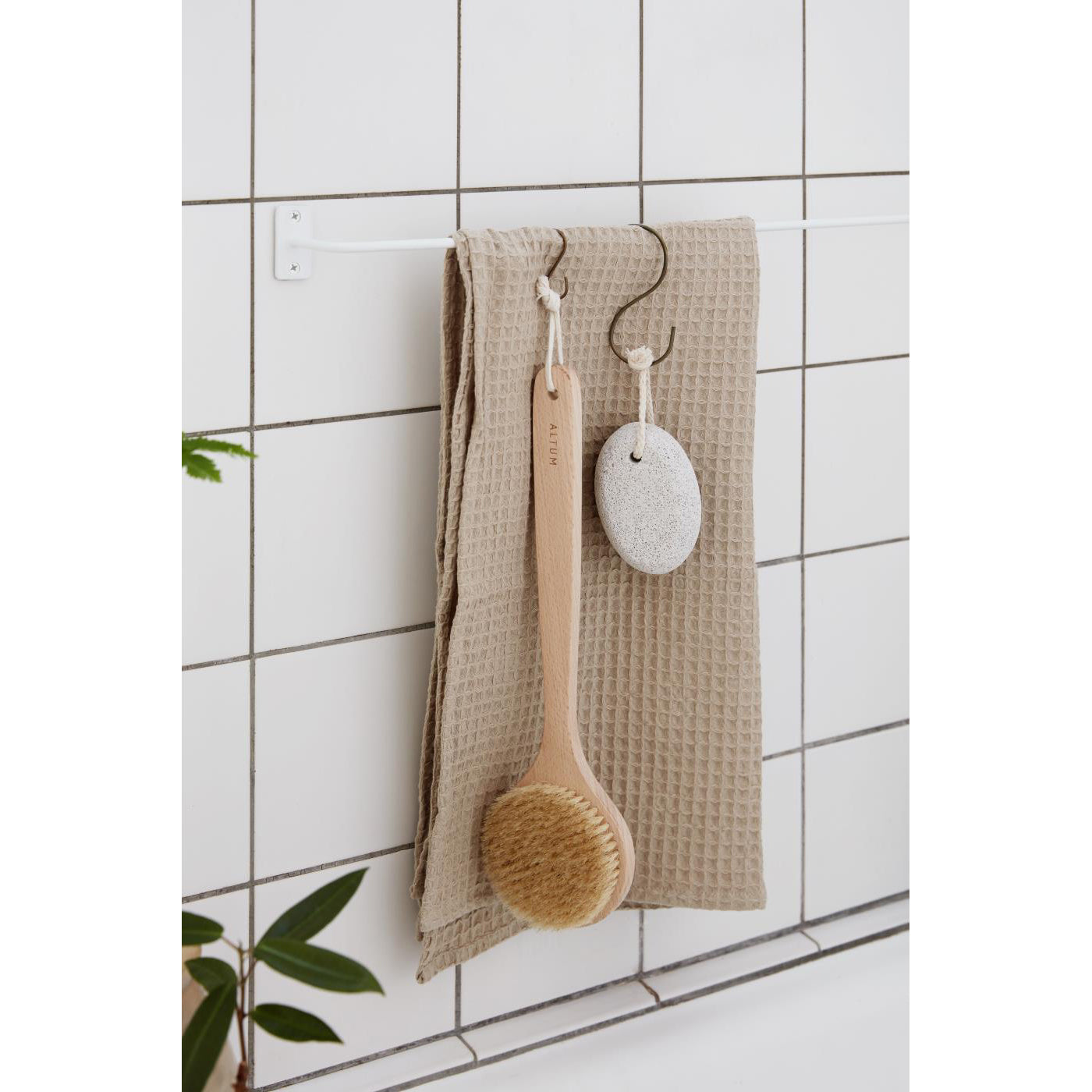 Toalla Waffle Beige 50x100 cm