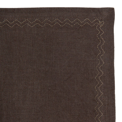 Set 6 Servilletas Lino Priya Steel 41x41 cm