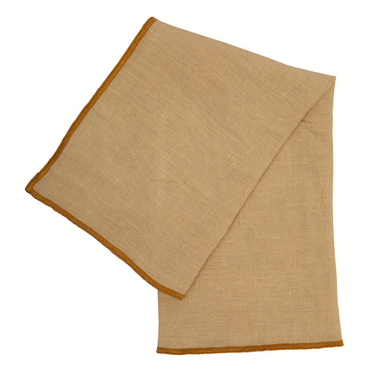 Set 6 Servilletas Lino Priya Butter 41x41 cm