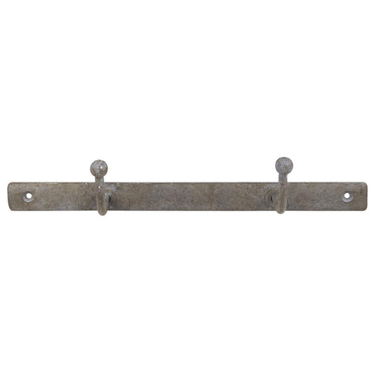 Rack Gris con 2 Ganchos