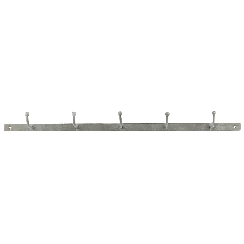 Rack Gris Acero con 5 Ganchos